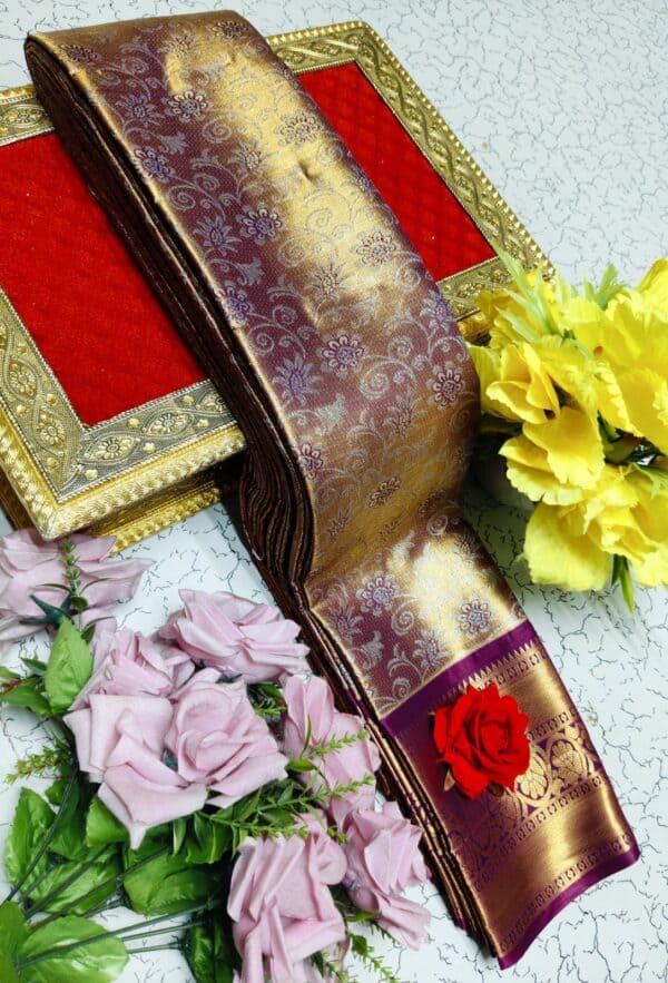 Grand Wedding Tissue Silk Saree | Premium Bridal Silk Sarees Online