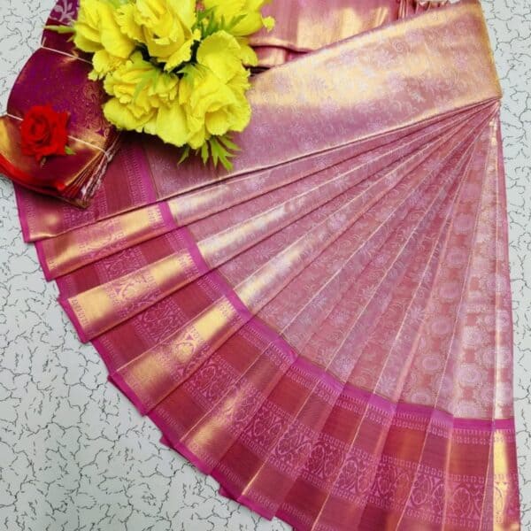 Grand Wedding Tissue Silk Saree | Premium Bridal Silk Sarees Online