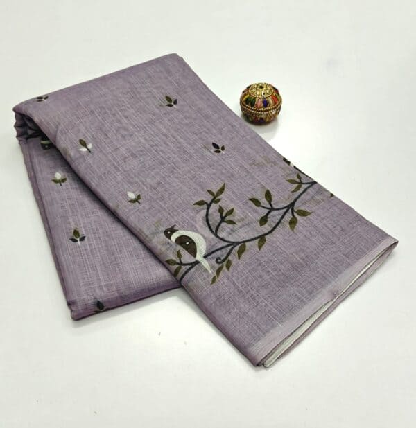 Bentex Linen Cotton Saree | Lightweight & Comfortable Saree Collection