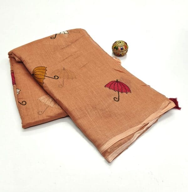 Bentex Linen Cotton Saree | Lightweight & Comfortable Saree Collection