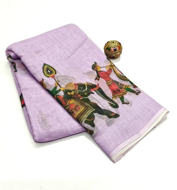 Bentex Linen Cotton Saree | Lightweight & Comfortable Saree Collection