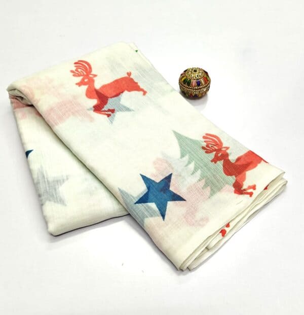 Bentex Linen Cotton Saree | Lightweight & Comfortable Saree Collection