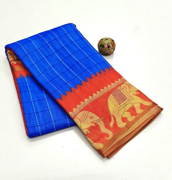 Bentex Linen Cotton Saree | Lightweight & Comfortable Saree Collection