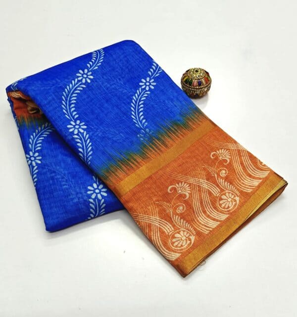 Bentex Linen Cotton Saree | Lightweight & Comfortable Saree Collection