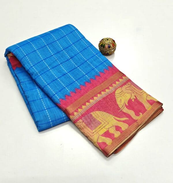 Bentex Linen Cotton Saree | Lightweight & Comfortable Saree Collection