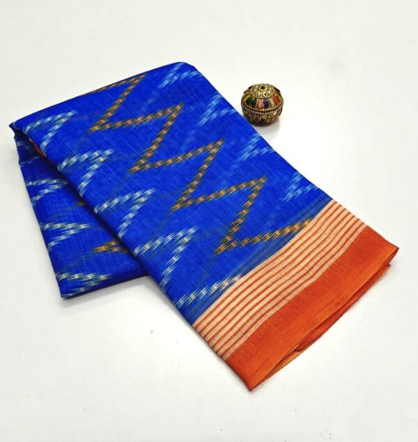 Bentex Linen Cotton Saree | Lightweight & Comfortable Saree Collection