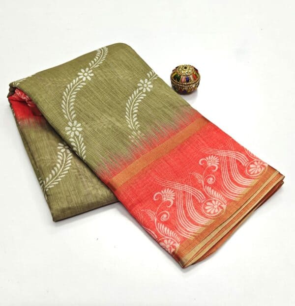 Bentex Linen Cotton Saree | Lightweight & Comfortable Saree Collection