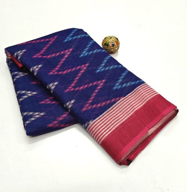 Bentex Linen Cotton Saree | Lightweight & Comfortable Saree Collection