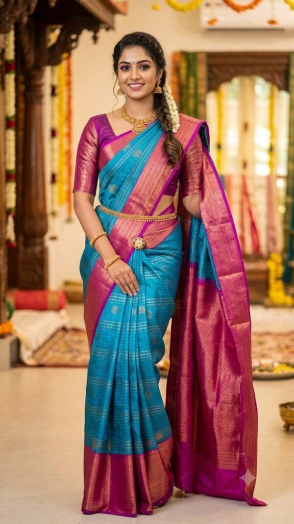 Vairaoosi Bridal Saree | Premium Traditional Wedding Sarees Online