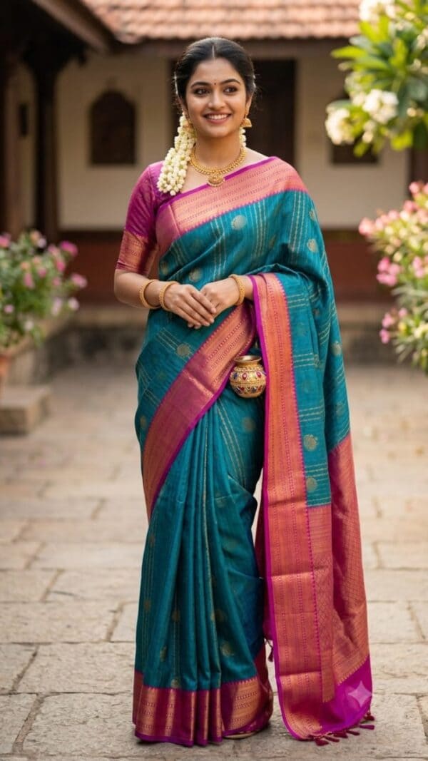 Vairaoosi Bridal Saree | Premium Traditional Wedding Sarees Online