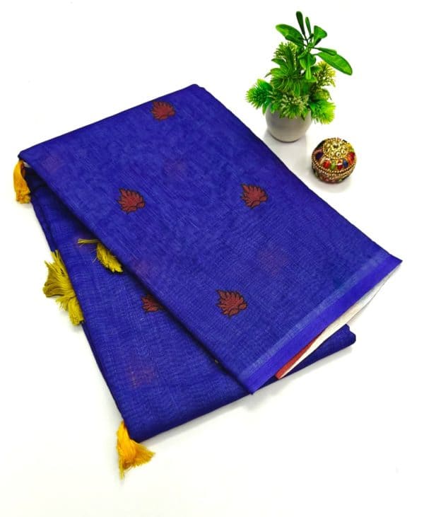 Linen Cotton Saree | Lightweight, Soft & Comfortable Saree Collection