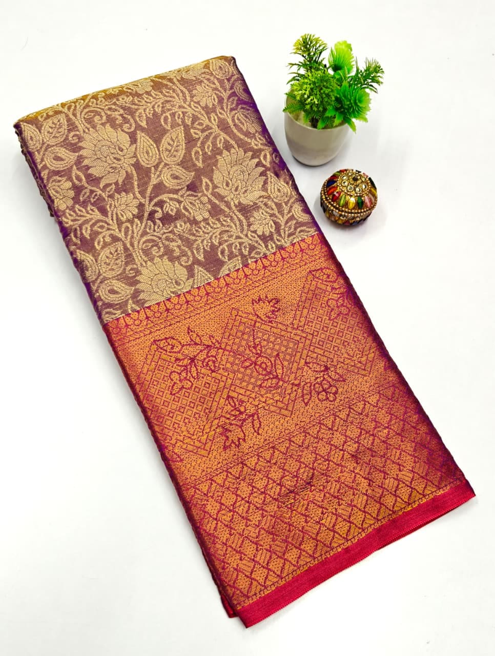 One Gram Gold Design Saree | Elegant Traditional Designer Sarees – Eswari Textiles