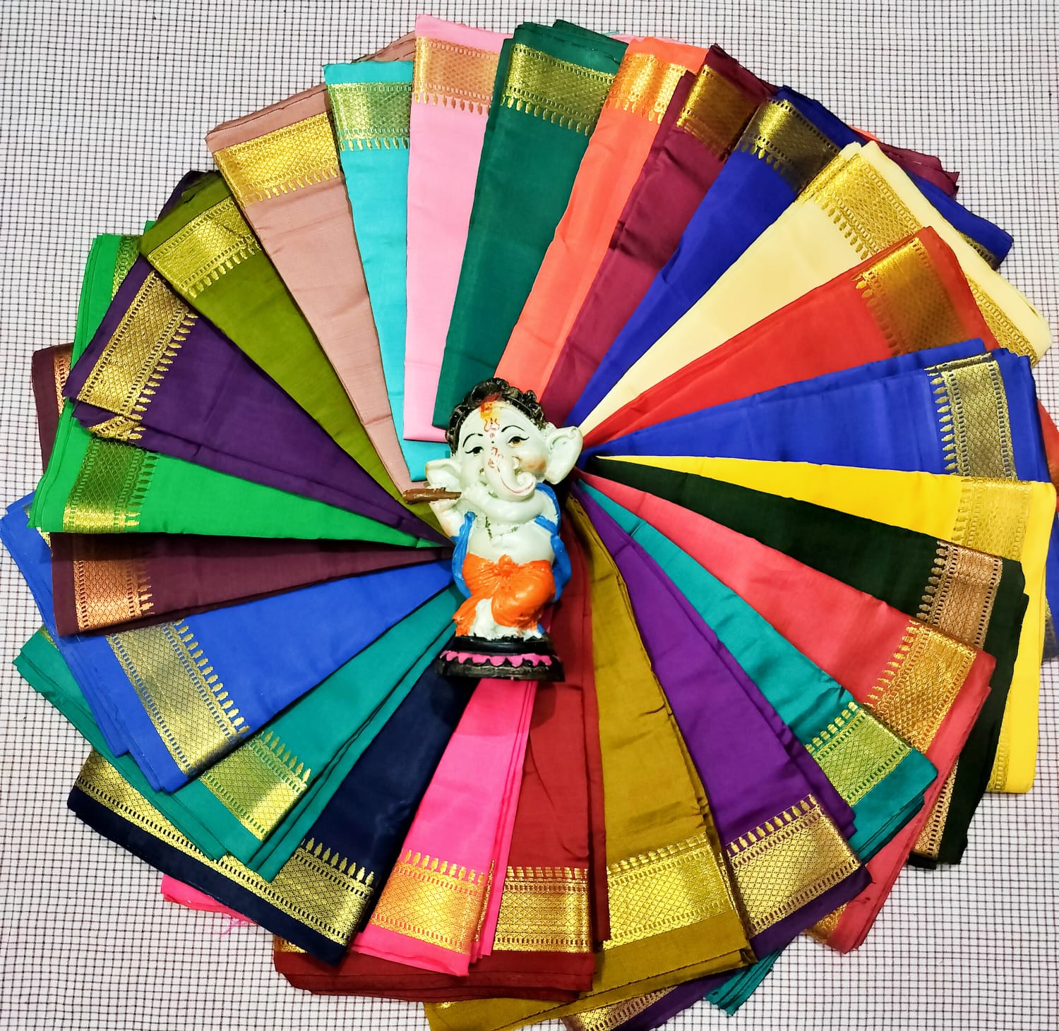 LOTOUS SILKCOTTON SMALL BORDER BLOUSE BUNDLE