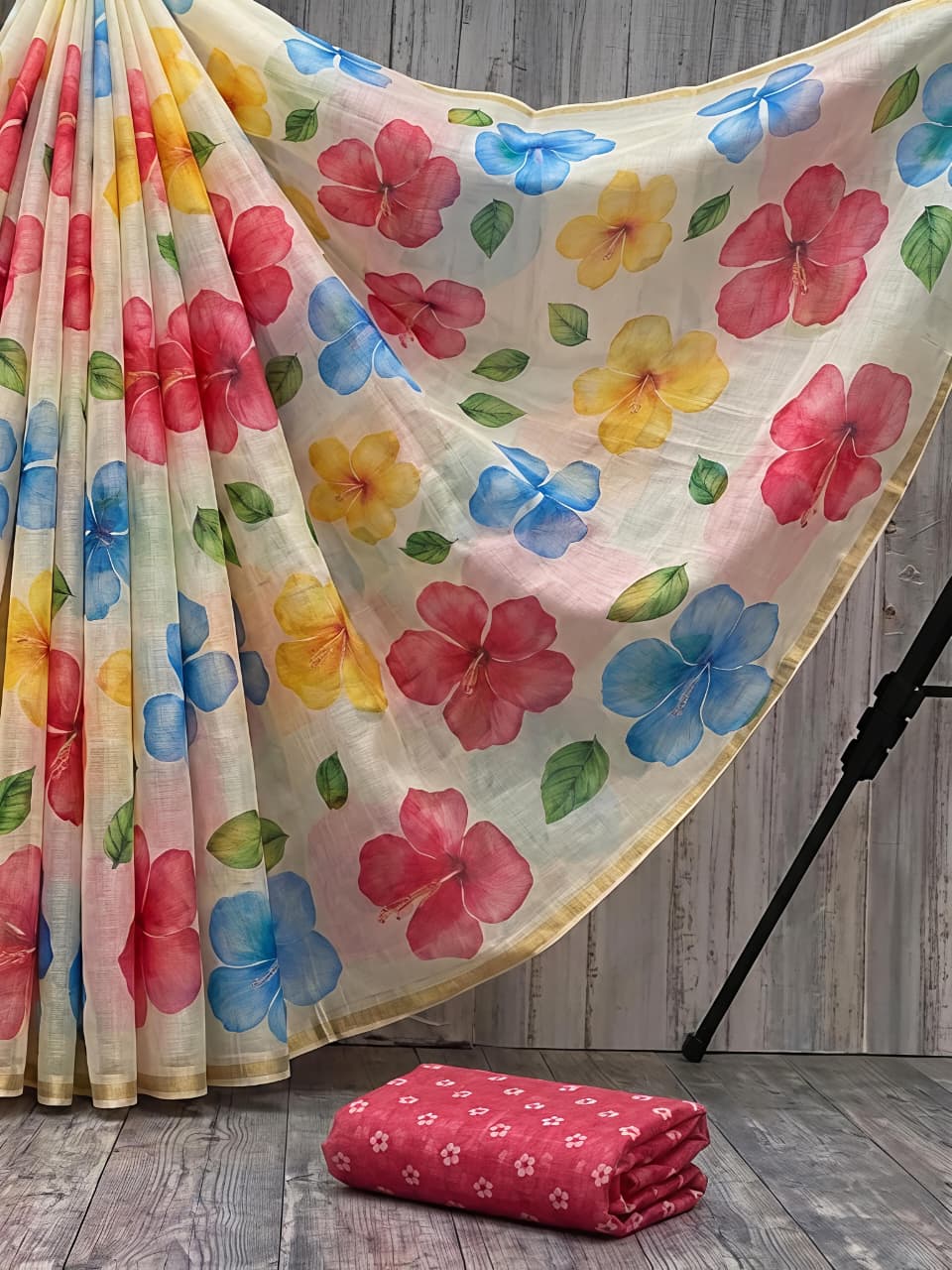 🌹 PURE LINEN COTTON SAREES