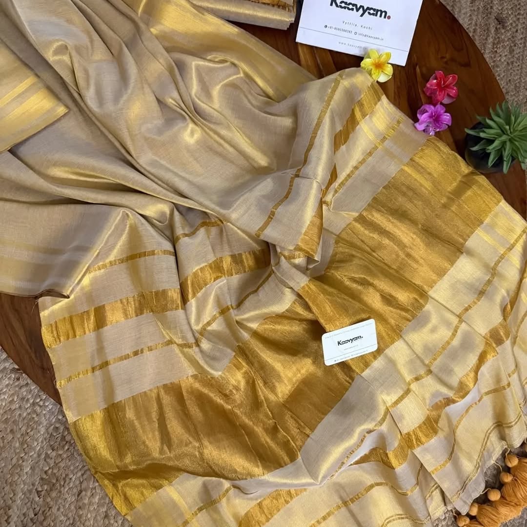 🌟Kerala Style Tissue Saree