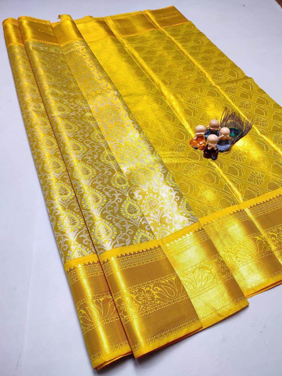 GRAND WEDDING TISSUE SILK SAREE