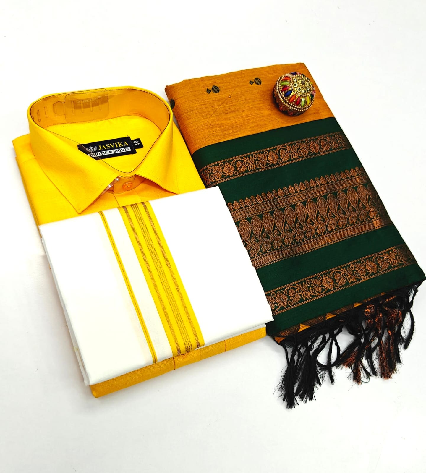 Traditional kalyani cotton couple combo